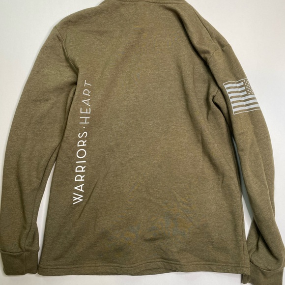 Warriors heart green hoodie size small Next Level Apparel - Picture 2 of 7